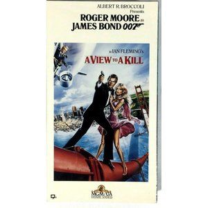 007 James Bond, A View to a Kill, VHS, 1985, Roger Moore, MGM/UA